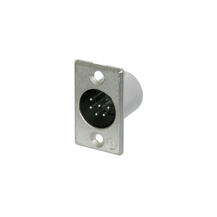 Contrik NC6MP - 6 pole male receptacle