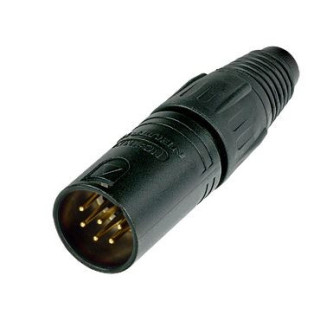 Contrik NC6MX-B - 6 pole male cable connector