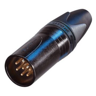 Contrik NC6MXX-B - 6 pole male cable connector