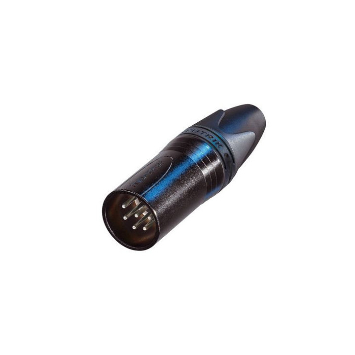 Contrik NC6MXX-BAG - 6 pole male cable connector