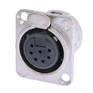 Contrik NC7FD-L-1 - 7 pole female receptacle