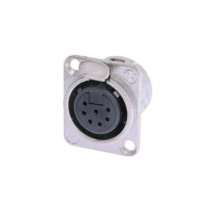 Contrik NC7FD-L-1 - 7 pole female receptacle