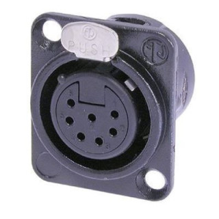 Contrik NC7FD-L-B-1 - 7 pole female receptacle