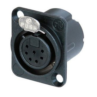 Contrik NC7FD-LX-B - 7 pole female receptacle
