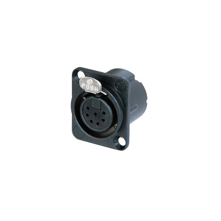 Contrik NC7FD-LX-B - 7 pole female receptacle