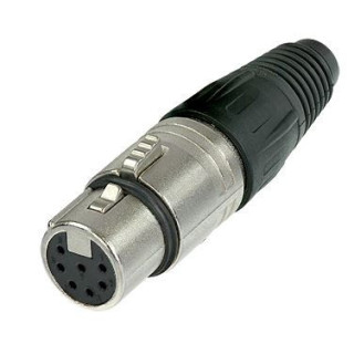 Contrik NC7FX - 7 pole female cable connector