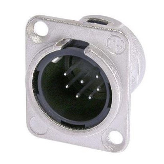 Contrik NC7MD-L-1 - 7 pole male receptacle