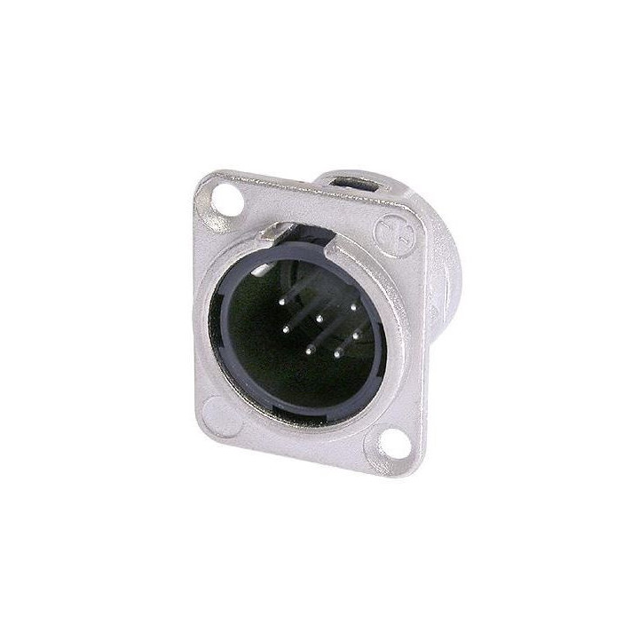 Contrik NC7MD-L-1 - 7 pole male receptacle