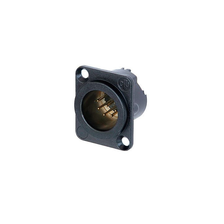 Contrik NC7MD-LX-B - 7 pole male receptacle