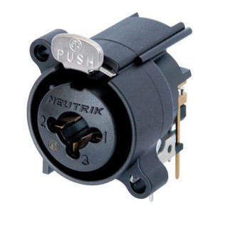 Contrik NCJ6FA-H - 3 pole XLR female receptacle