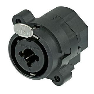 Contrik NCJ9FI-H - 3 pole XLR female receptacle