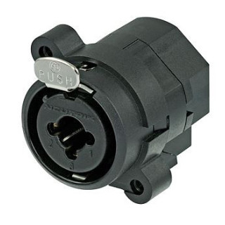 Contrik NCJ9FI-S - 3 pole XLR female receptacle