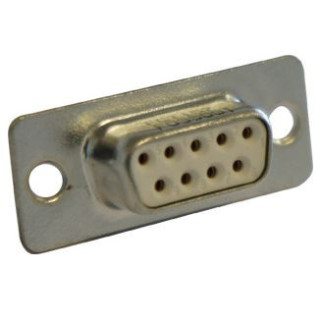 Contrik ND-DSUB9-FEMALE - D-SUB 9 pole jack gold plated solder