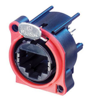 Contrik NE8FAV - Vertical PCB mount RJ45 receptacle