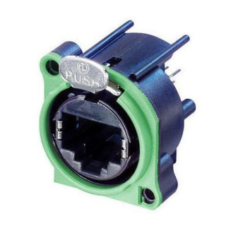 Contrik NE8FAV-SD - Vertical PCB mount RJ45 receptacle