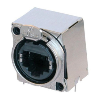 Contrik NE8FBH-S - Fully shielded, horizontal PCB mount RJ45 receptacle