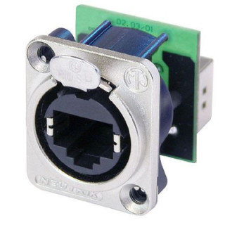 Contrik NE8FDP - RJ45 feedthrough receptacle