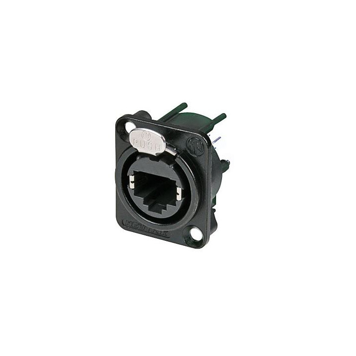 Contrik NE8FDV-B - Vertical PCB panel mount RJ45 receptacle