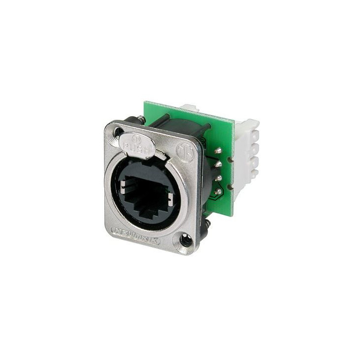 Contrik NE8FDV-Y110 - Panel mount receptacle with IDC 110 punch down terminals