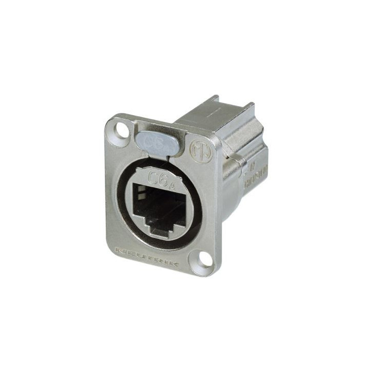 Contrik NE8FDX-P6 - D-shape CAT6A panel connector