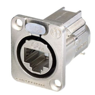 Contrik NE8FDX-Y6 - D-shape CAT6A panel connector