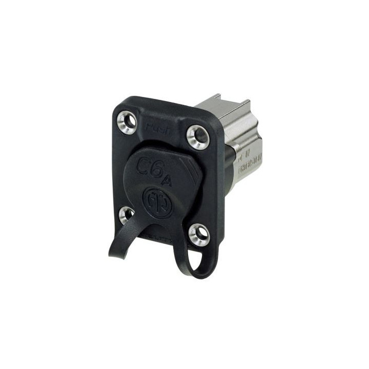 Contrik NE8FDX-Y6-W - D-shape CAT6A panel connector