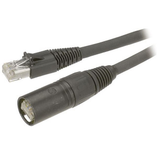 Contrik NEPK7-ES-EF-25 - 25m patchcable Etherflex CAT7, black eCON-Std