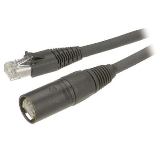 Contrik NEPK7-ES-EF-3 - 3m patchcable Etherflex CAT7, black eCON-Std