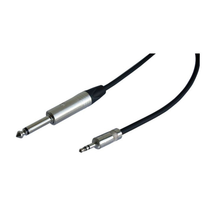 Contrik NGKXMPS3-BL - 2-pole Plug to 3-pole Mini Plug, 3m