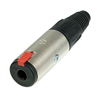 Contrik NJ3FC6 - Professional locking 1/4 inches cable jack