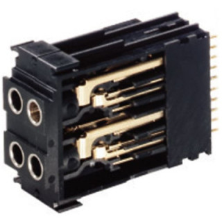 Contrik NJ3TTA-4-HNB - Blocks of 2 pre-configured jack-pairs, half normalled bottom row