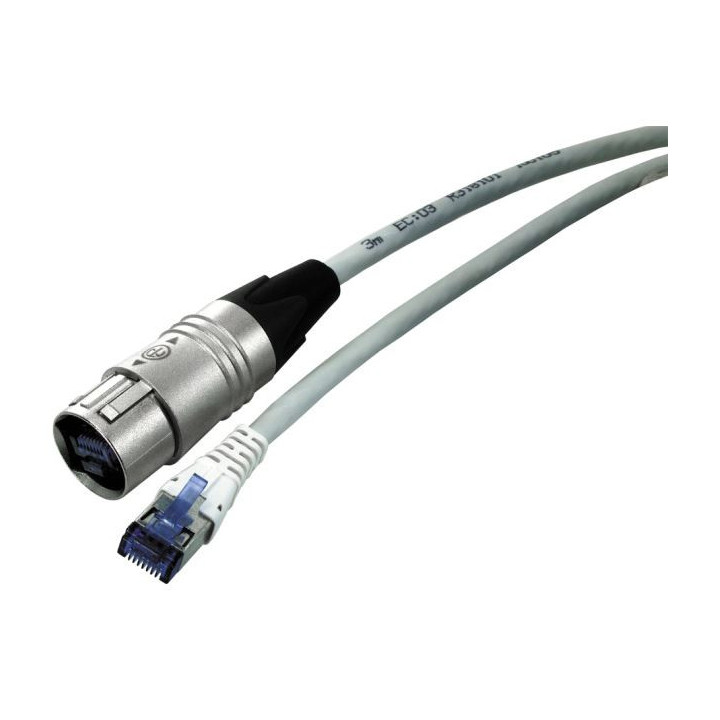 Contrik NKE6S-1-WOC - 1m etherCON CAT6 patch cable