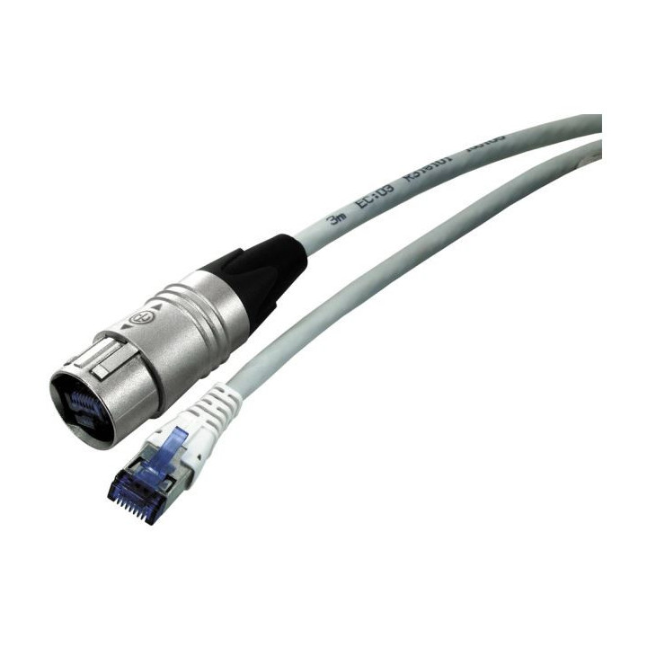 Contrik NKE6S-10-WOC - 10m etherCON CAT6 patch cable