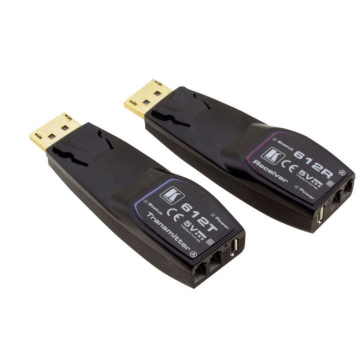 Kramer 612R/T(SET) - DisplayPort 1.2 Optical Receiver & Transmitter