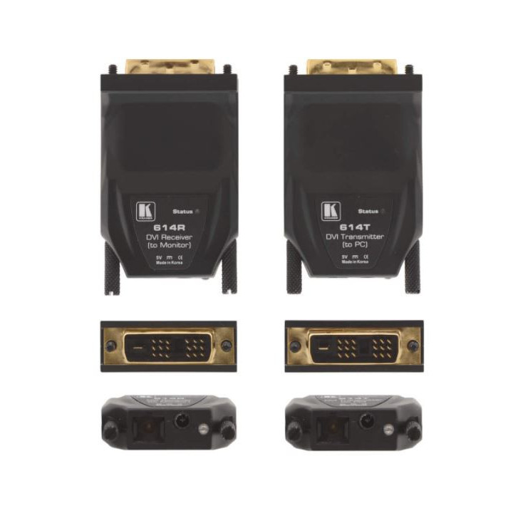 Kramer 614R/T(SET)/EU - 1-Fiber Detachable DVI Module (Rx & Tx Set)