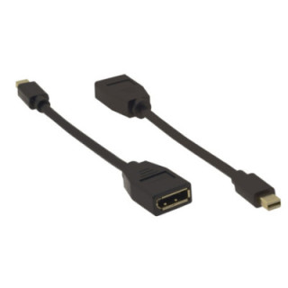 Kramer ADC-MDP/DPF - Mini DisplayPort (M)  to DisplayPort (F) Adapter Cable