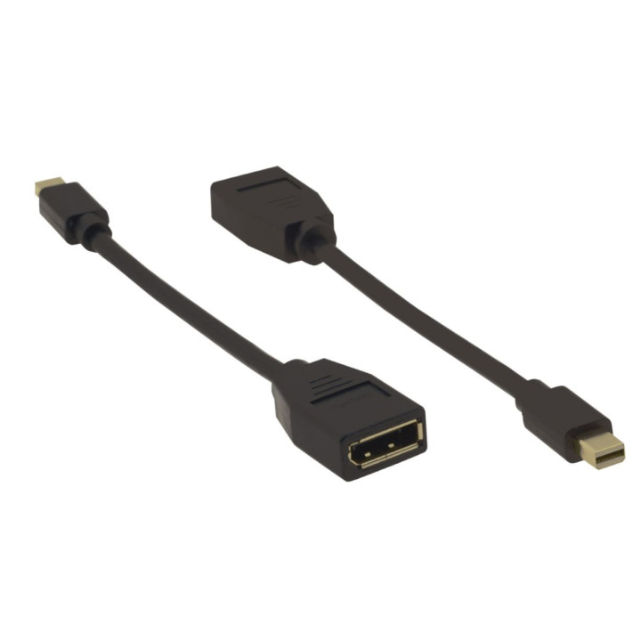 Kramer ADC-MDP/DPF - Mini DisplayPort (M)  to DisplayPort (F) Adapter Cable