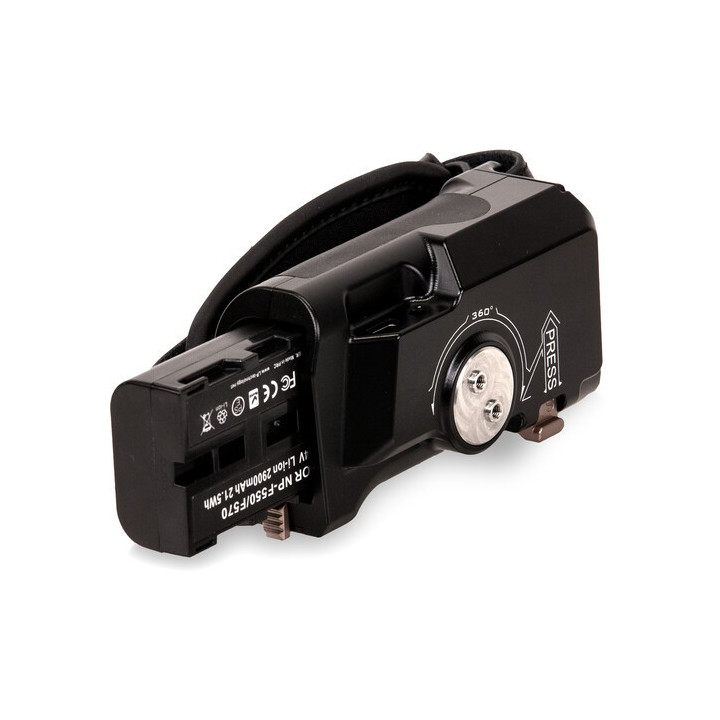 Tilta TA-LRH-57-B - Tiltaing Left Side Advanced Power Handle with Run/Stop (F570 Battery) - Black