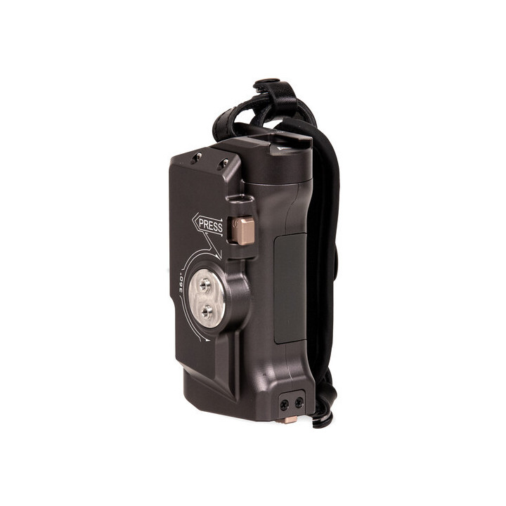 Tilta TA-LRH-57-G - Tiltaing Left Side Advanced Power Handle with Run/Stop (F570 Battery) - Tilta Gray