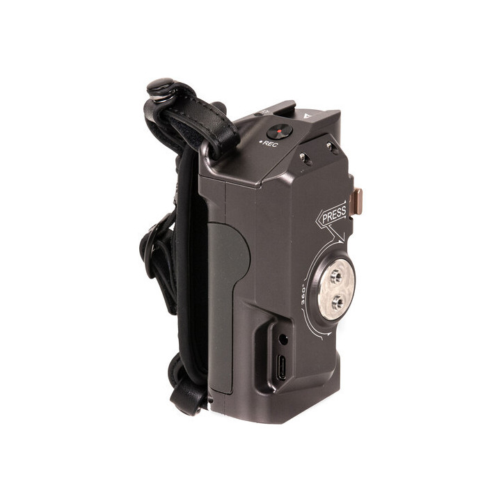 Tilta TA-LRH-57-G - Tiltaing Left Side Advanced Power Handle with Run/Stop (F570 Battery) - Tilta Gray