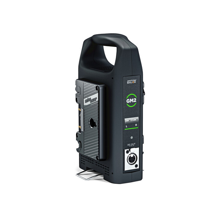 Anton-Bauer 8475-0141 - GM2 Dual Charger Gold Mount