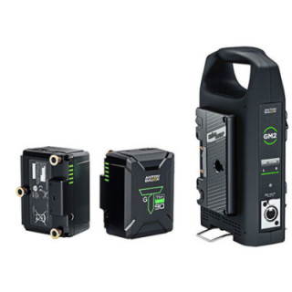Anton-Bauer 8675-0170 - Titon Micro 90 Gold Mount two battery kit with GM2 charger