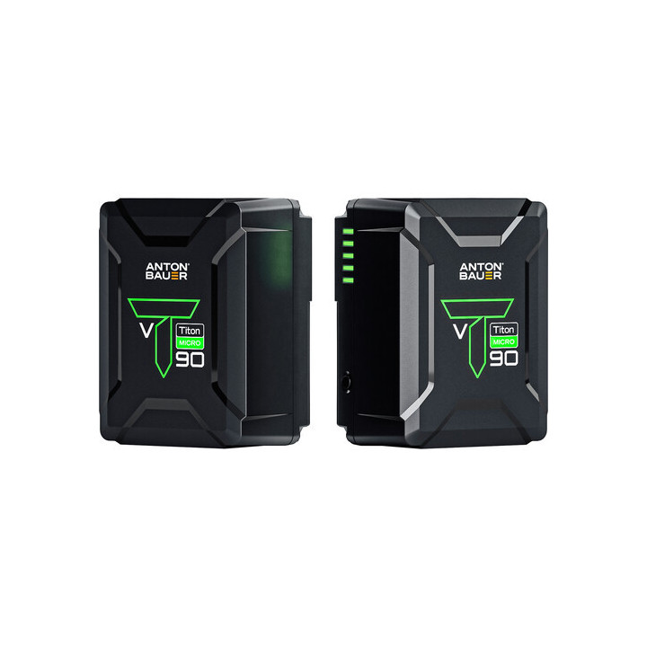 Anton-Bauer 8675-0171 - Titon Micro 90 V Mount two battery kit with VM2 charger