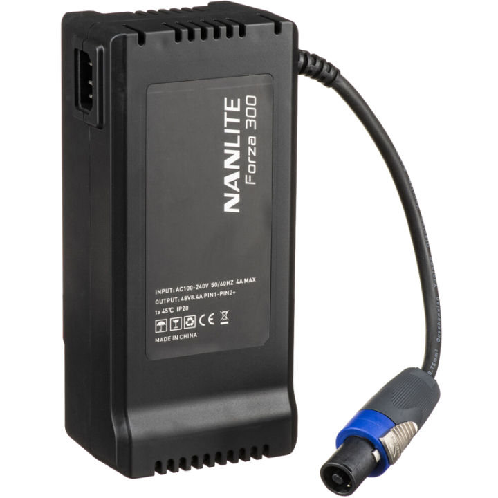 Nanlite PA-48V8.4A-FZ300 - 48V 8.4A Power Adapter for Forza 300