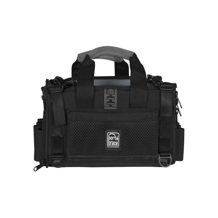 Portabrace AO-1SILENTH - Lightweight and Silent Audio Organizer Case with Audio Harness