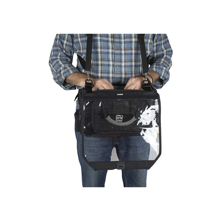 Portabrace AO-1SILENTH - Lightweight and Silent Audio Organizer Case with Audio Harness