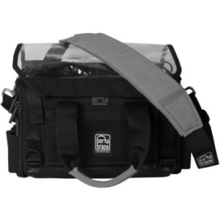 Portabrace AO-1SILENTSQP - Lightweight and Silent Audio Organizer Case Suede Strap