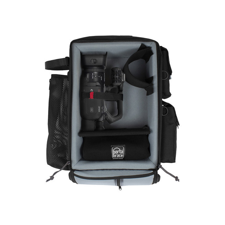 Portabrace BK-1NRX - Aluminum Frame Lightweight Backpack Camera Case - Medium