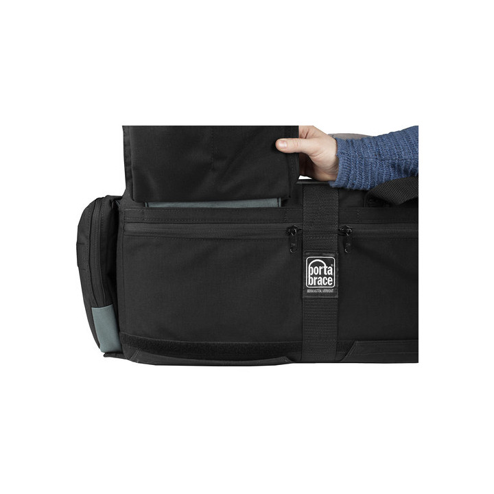 Portabrace CAR-3CAMX2P - Aluminum Frame Lightweight Camera Case - 2 Removable Pockets