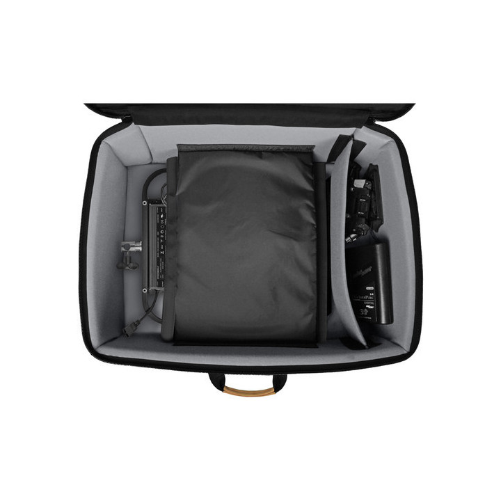 Portabrace LPB-GEMINI1X12 - Soft Protective Carrying Case for 2 Units of LitePanels Gemini 1X1
